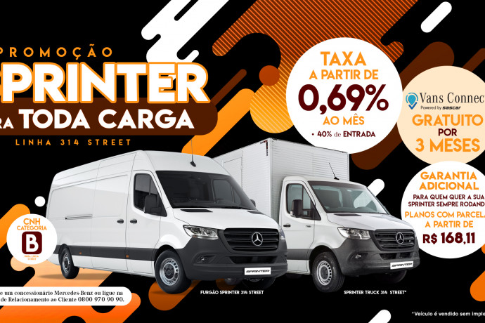 Mercedes-Benz Vans apresenta “Sprinter Pra Toda Carga”