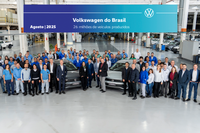 Volkswagen produz 26 milhões de veículos no Brasil Volkswagen produz 26 milhões de veículos no Brasil