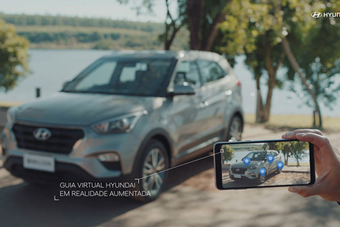 Hyundai lança guia virtual em realidade aumentada Hyundai lança guia virtual em realidade aumentada
