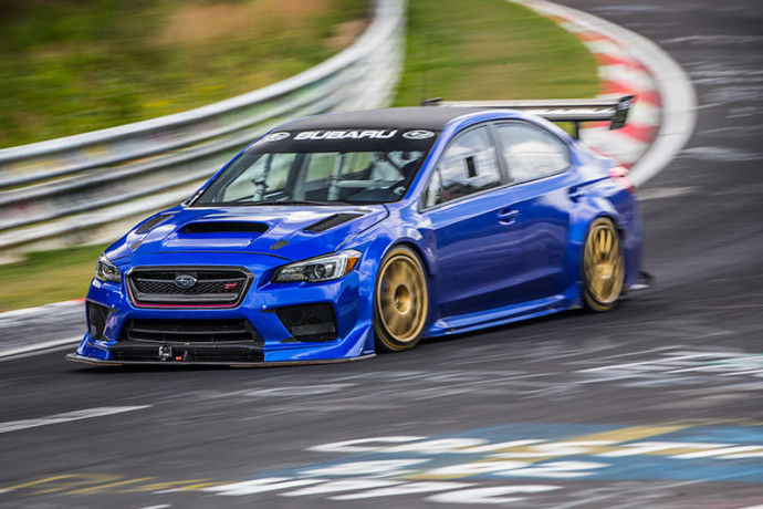 Subaru quebra recorde no circuito de Nürburgring