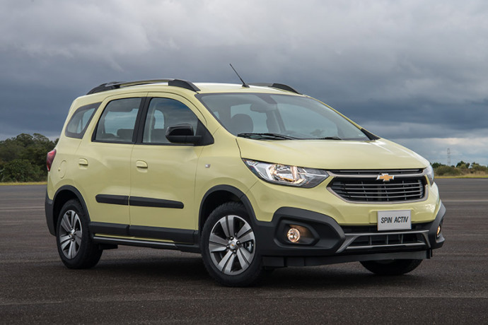 Chevrolet mostra o novo Spin Activ