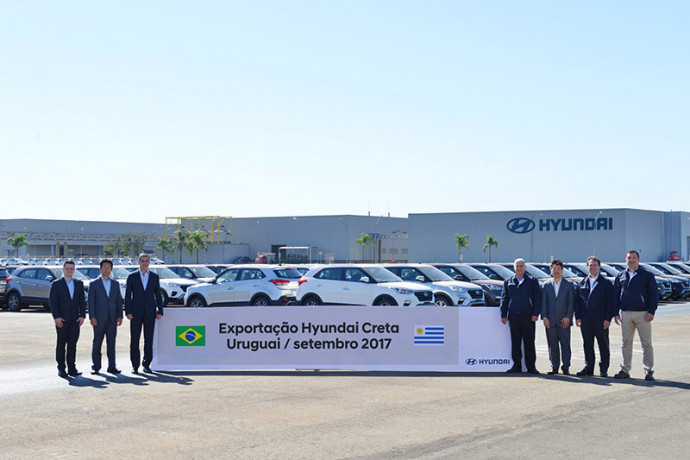 Hyundai começa a exportar Creta para o Uruguai