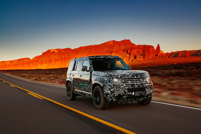 Novo Land Rover Defender entra na fase final de testes