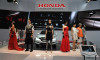 desfile de moda na apresentacao do honda hr v