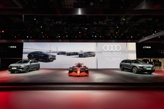 Audi apresenta protótipo de Fórmula 1 no Salão de Xangai, na China