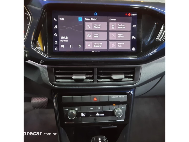 T-CROSS 1.0 200 TSI TOTAL FLEX COMFORTLINE AUTOMÁTICO
