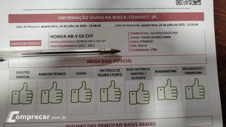 HR-V 1.8 16V EX