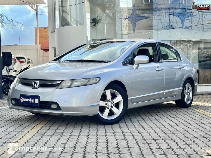 CIVIC 1.8 LXS 16V FLEX 4P AUTOMÁTICO