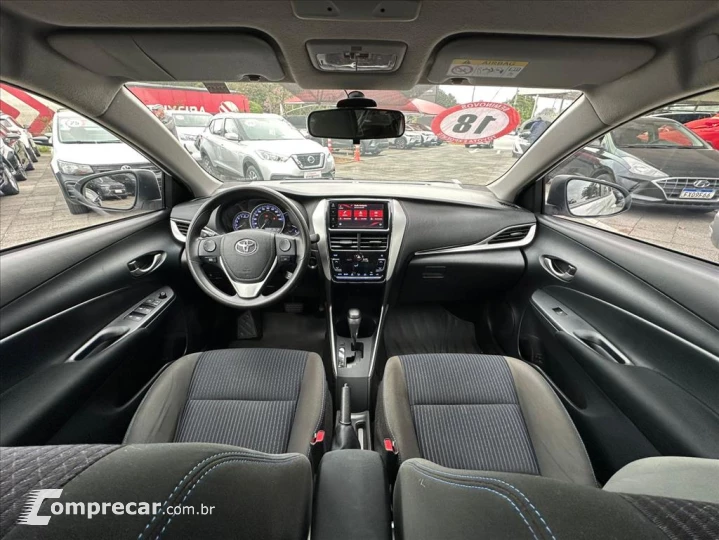 YARIS 1.5 16V FLEX SEDAN XL PLUS CONNECT MULTIDRI