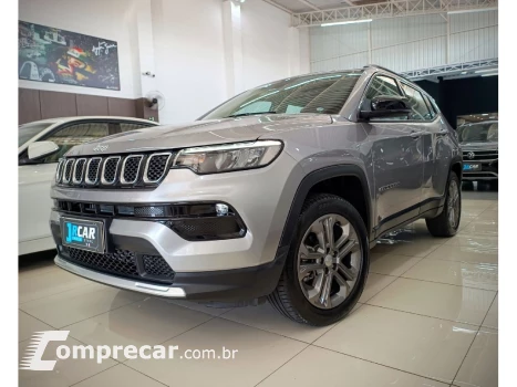 JEEP COMPASS 1.3 T270 TURBO FLEX LONGITUDE AT6 4 portas