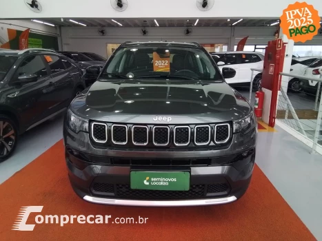 JEEP COMPASS 1.3 T270 TURBO FLEX LONGITUDE AT6 4 portas