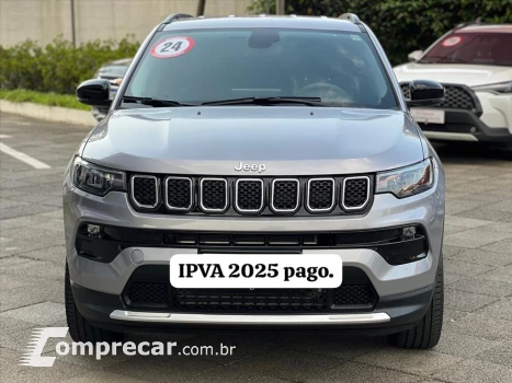 JEEP COMPASS 1.3 T270 TURBO FLEX LONGITUDE AT6 4 portas