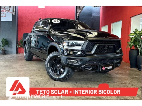 RAM 1500 5.7 V8 GASOLINA REBEL CD 4X4 AUTOMÁTICO 4 portas
