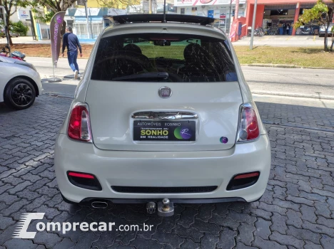 FIAT 500 1.4 SPORT AIR 16V COM TETO SOLAR
