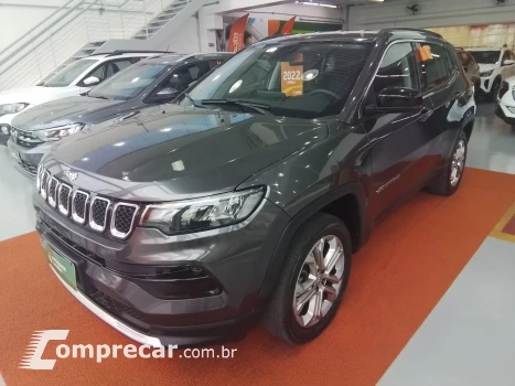 JEEP COMPASS 1.3 T270 TURBO FLEX LONGITUDE AT6 4 portas