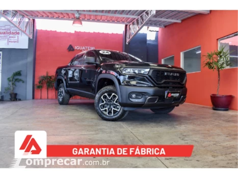 RAM RAMPAGE 2.0 HURRICANE 4 TURBO GASOLINA REBEL 4X4 AUTOMÁTICO 4 portas