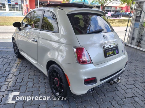 FIAT 500 1.4 SPORT AIR 16V COM TETO SOLAR