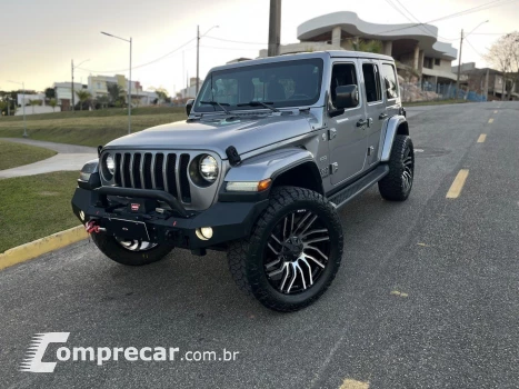 JEEP WRANGLER 2.0 TURBO GASOLINA UNLIMITED OVERLAND 4P 4X4 AT8 4 portas