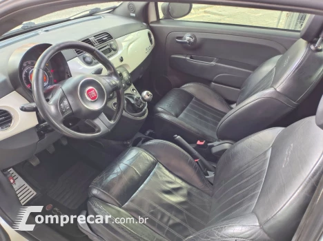 FIAT 500 1.4 SPORT AIR 16V COM TETO SOLAR