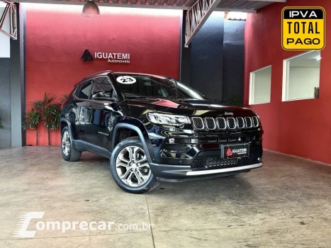 JEEP COMPASS 1.3 T270 TURBO FLEX LONGITUDE AT6 4 portas