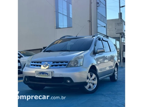 NISSAN GRAND LIVINA 1.8 SL 16V FLEX 4P AUTOMÁTICO 4 portas