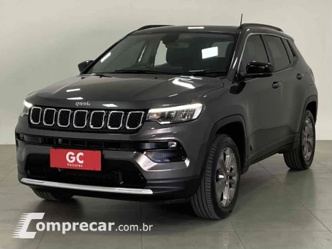 JEEP COMPASS 1.3 T270 TURBO FLEX LONGITUDE AT6 4 portas