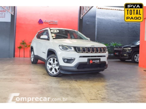JEEP COMPASS 2.0 16V FLEX LONGITUDE AUTOMÁTICO 4 portas