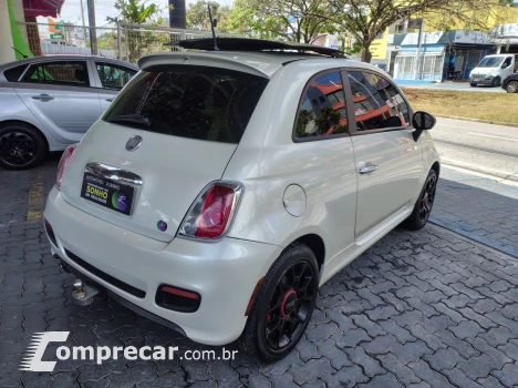 FIAT 500 1.4 SPORT AIR 16V COM TETO SOLAR