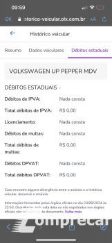 UP 1.0 TSI Pepper 12V