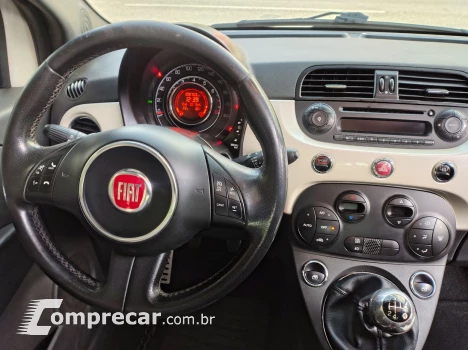 FIAT 500 1.4 SPORT AIR 16V COM TETO SOLAR