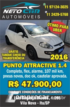 Fiat Punto Attractive 1.4 4 portas