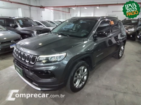 JEEP COMPASS 1.3 T270 TURBO FLEX LONGITUDE AT6 4 portas